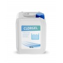 Clorgel desinfectante de superficies, 10L. pvp por litro.