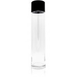 Botella de cristal con tapón negro personalizada