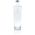 Botella de cristal con tapón estilo aluminio personalizada