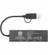 Hub USB 20 de aluminio reciclado con certificacion RCS Rise